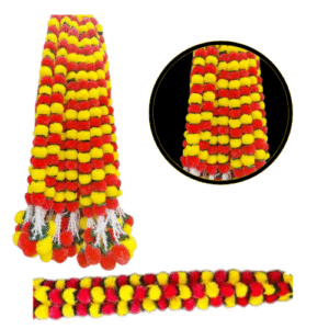 Bell Hanging Marigold Artificial Flower (5 Pice in 1 Packet)